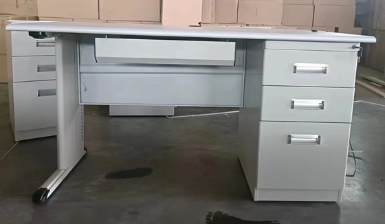 Meja Kantor Staf Meja Kantor Logam Kaki Disesuaikan yang dapat disesuaikan