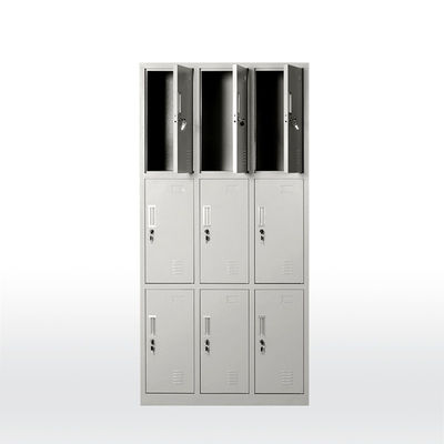 W900 * D450 * H1850mm 53Kg Steel Storage Locker Semua warna ral tersedia