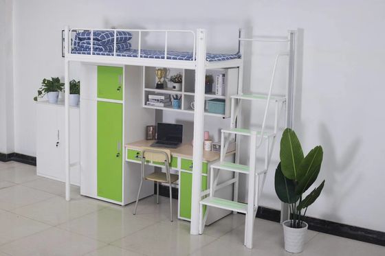 KD School Dormitory Tempat Tidur Susun Tinggi 1800mm Dengan Meja