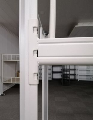 Perabot Sekolah Murid Tanpa Murid Putih Tempat Tidur Susun Metal Double Metal