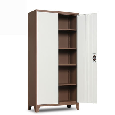 File Storage Furniture lemari laci logam kantor Dengan Kaki