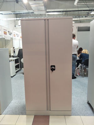 Steel Two Doors Office Filing Cabinet Furniture Knocked Down Structure 400D