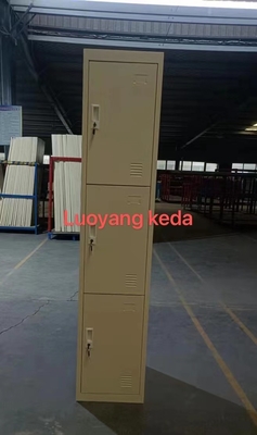 KD 6 Pintu Loker Penyimpanan Baja Lemari Pakaian Logam Furniture H1850mm