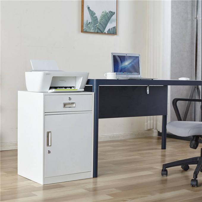 Lemari Arsip Kantor Rumah Logam Lemari Penyimpanan Samping Tempat Tidur Kecil Berwarna-warni 3